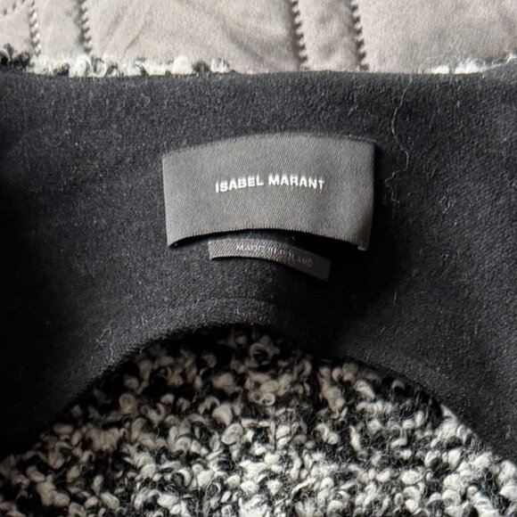 Isabel Marant  Gwendalia Oversized Woolblend Bouclé Vest - Size 34F / XS / US 2 - Picture 10 of 10